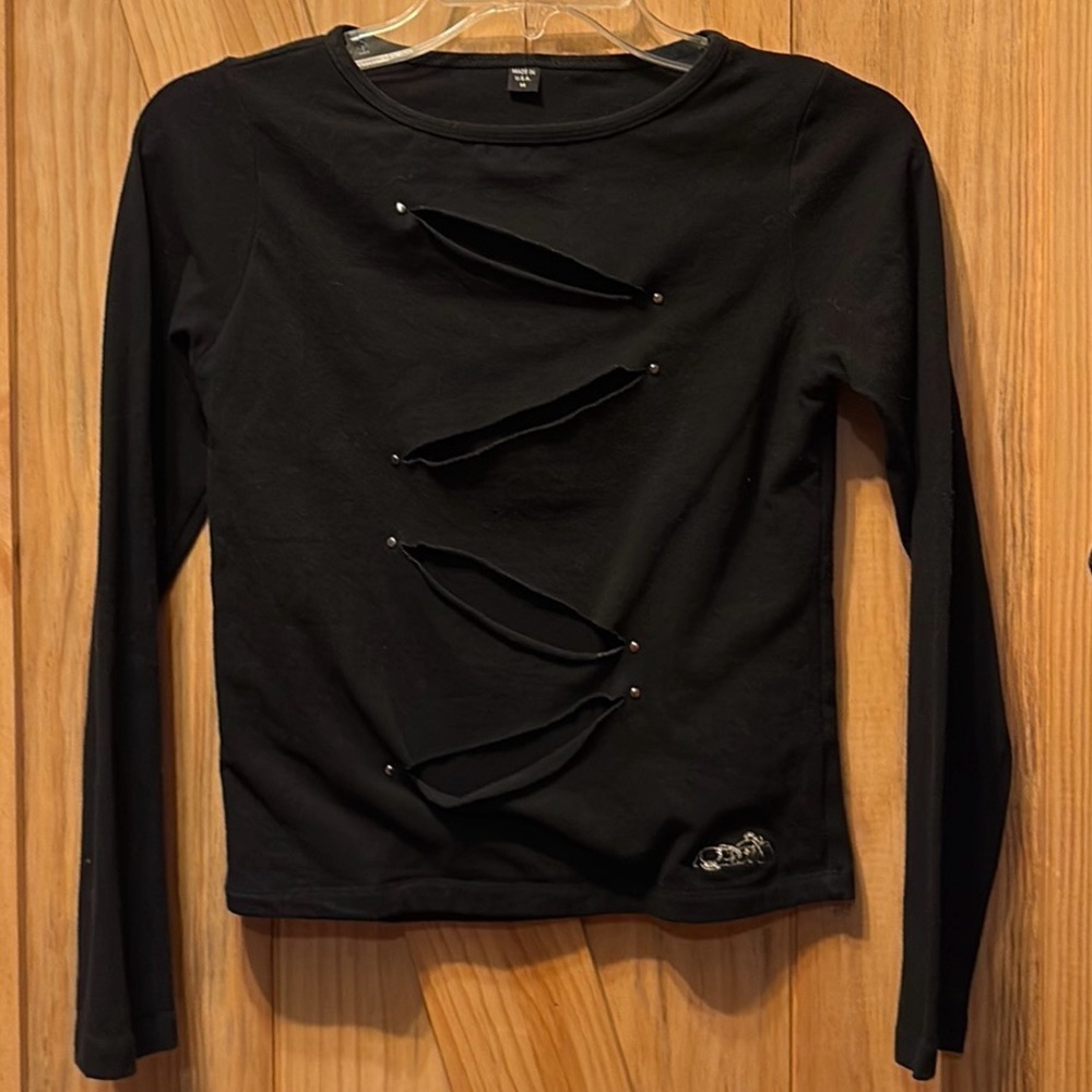 Long sleeve Biker shirt sz M